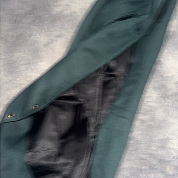 Dark Green Satin Jacket - Picture 2 of 5